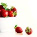 Strawberry photography, minimalist, white, red, Food photography, kitchen, berry berries, Summer picnic - 5x5