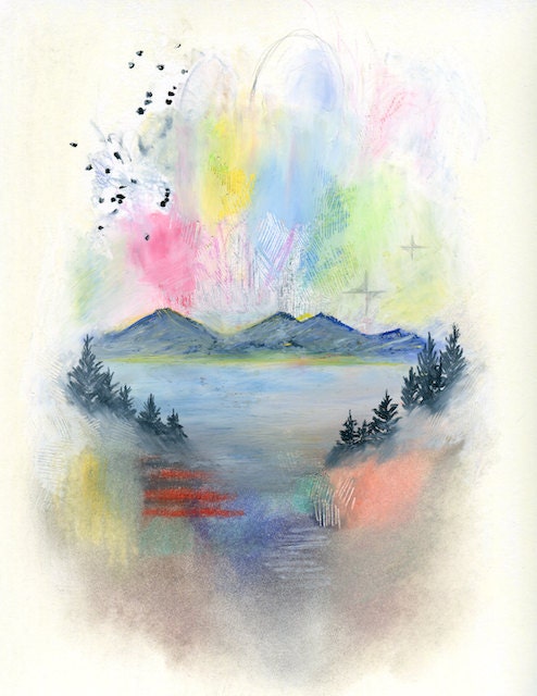 It was just a dream, art print 8.5 x 11