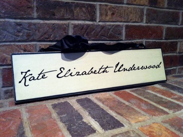 Custom Name board Nameboard You Choose Colors/Style/Theme 22"x5.5"
