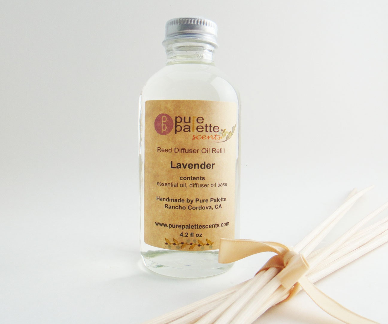 French Lavender Diffuser Reed Essential Oil Refill Bottle 4 Oz.