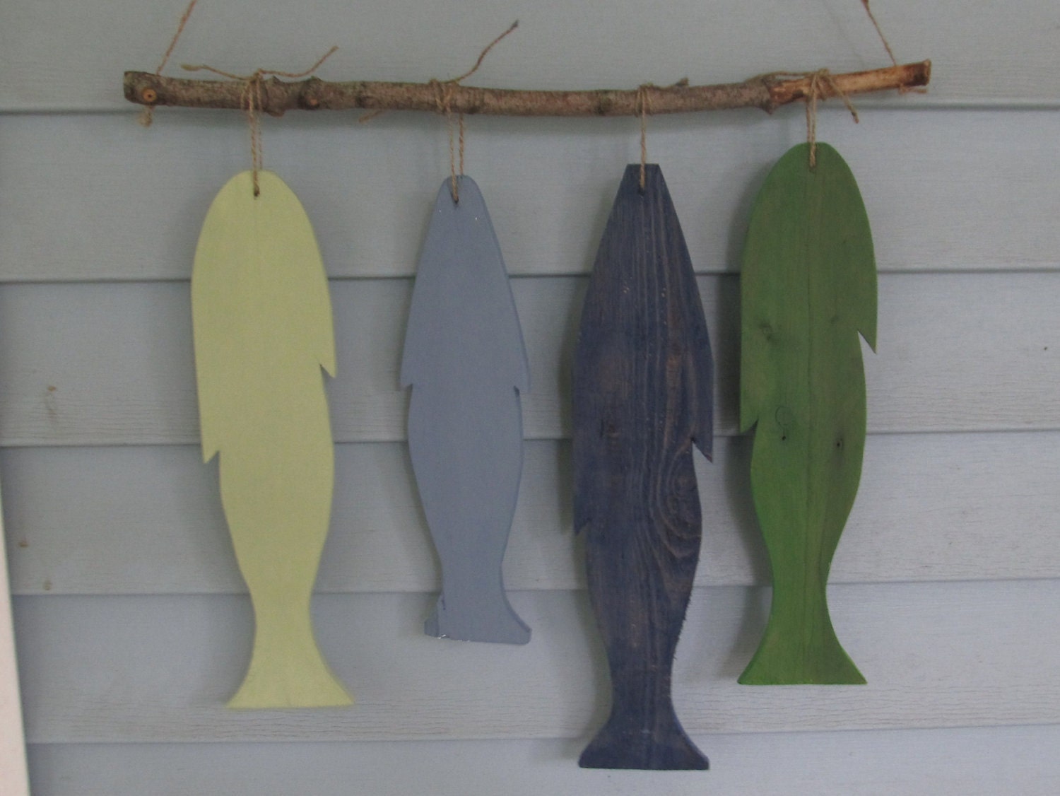 Reclaimed wood Fence Fish Wall Hanging. Custom Made. Rustic Lake Decor. Made to Order
