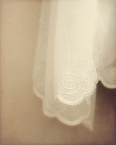 Dreamy Sepia Photograph cream vintage white curtains nursery decor sepia - FirstLightPhoto
