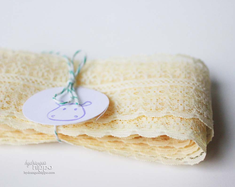 Delicate Butter Yellow Lace Trim - 3 Yards