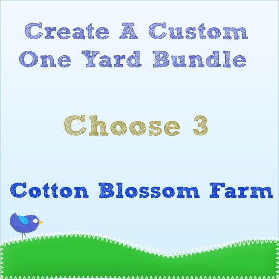 Create Your Own One Yard Bundle - Choose 3 Fabrics