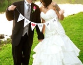 Custom Wedding or Engagement Pennant Banner Photo Prop - Any Word