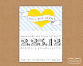 Save the Date Sample - Fun Stripes