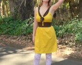 Custom Couture Bombshell Pinup Sailor Dress Made to Fit You Any Color, Size, Length