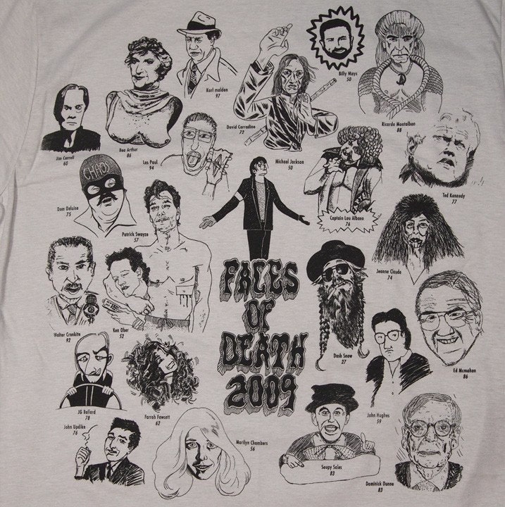 Faces of Death 2009 t-shirt