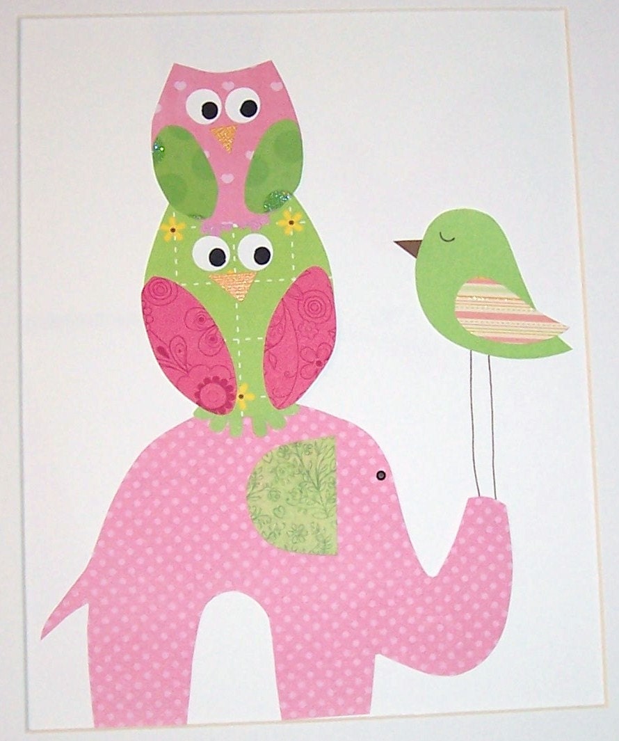 Nursery Art Decor, Baby Room Decor, Kids Wall Art, Owls, Children Art, Verse, Girls, Pink, Promise Me You'll Always Remember, 8x10 Print