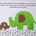 Kids Wall Art, Children's Room Decor, Nursery Decor, Little Boys Art, Giraffe, Elephant, Green, Blue, March of the Zoo Animals, 8x10 Print