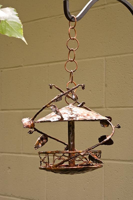 Copper Bird Feeder