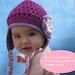 Crochet Hat Pattern - Textured Earflap Hat Crochet Pattern No.602 Unisex Emailed2U NINE Sizes from Newborn to Adult