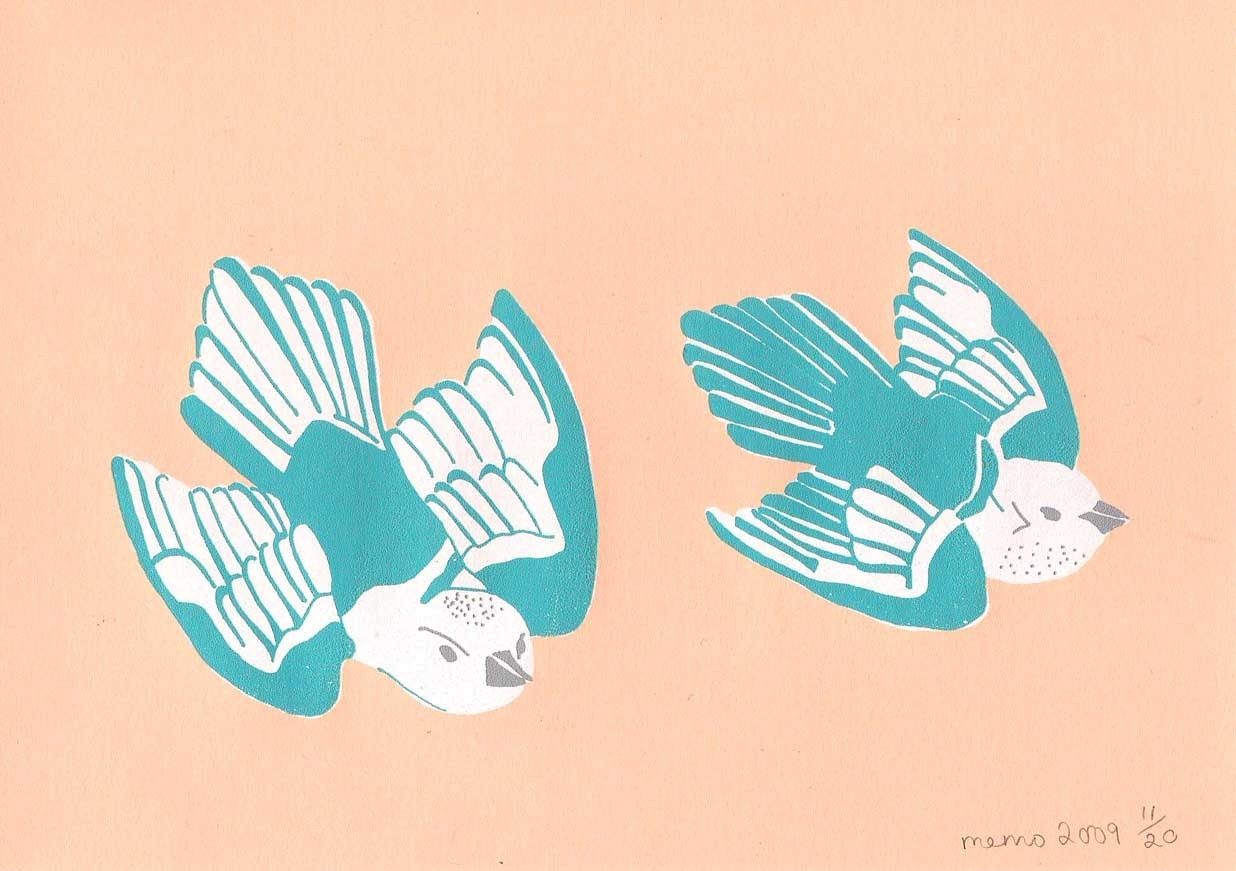swallows A5 print