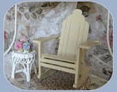 Vintage Miniature Furniture, Doll Chair, Miniature Chair, Home Decor, Rocking Chair, Child Toy, Wood Chair, Wooden Chair, Rocker Chair
