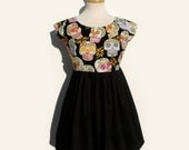 Custom Dress Your Measurements / Day of the Dead Skulls/ Cowgirl / Mustache / Mexican Flowers / Horror Monsters / You Choose