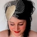 Alternative Bride Fascinator Ivory Gold Studs with Veiling