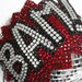 BAM Rhinestone Fascinator, Hot pink and crystal, As seen in Curve magazine