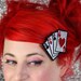 Playing Cards Hair Clip, Aces, Rockabilly Hair Clip