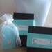 CHANTAL - Layered Turquoise with Blue Rhinestone Brooch Necklace