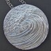 Waimea - Silver Wave Necklace - round- made to order for Michelle's Birthday