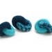 Lynks Felted Wool Cat Toys - Set of 3 (Aqua-Marine)