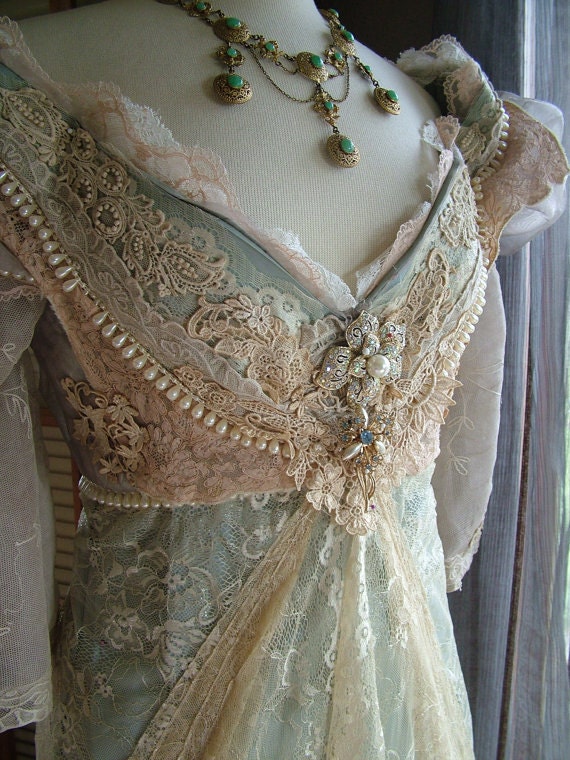 Cinderella Breathe Ever After WEDDING DRESS creation bridal gown original handmade dress