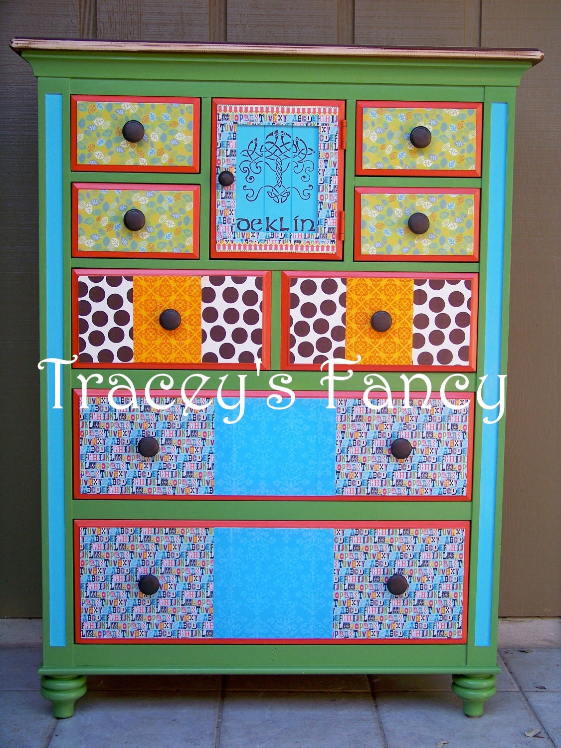 Painted Cottage Dresser/Chest of Drawers "Happy" - MADE TO ORDER
