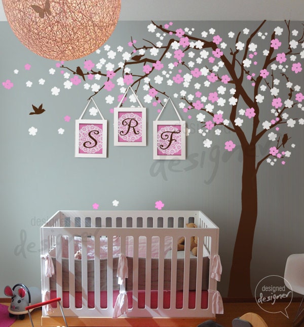 Wall Decal blossom tree wall decal nursery wall decals Wall Sticker