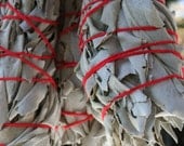Sage Bundles - (two white sage smudging bundles)