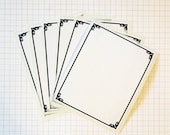 Decorative Border Adhesive Bookplates - Set of 6