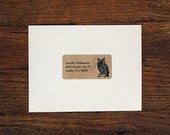 Custom Return Address Labels - Owl, One Sheet of 24 Labels