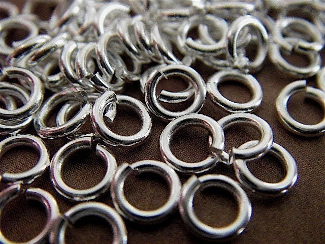 100 - Silver - Jumprings - 5mm (S5mm)
