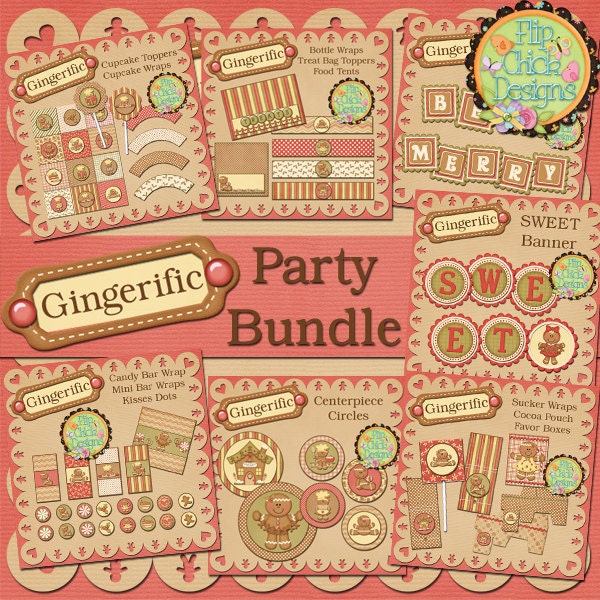 Gingerific Printable Party Bundle