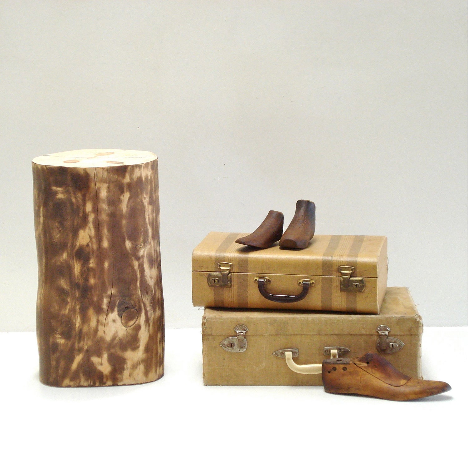 Tree Stump Laptop Desk Table
