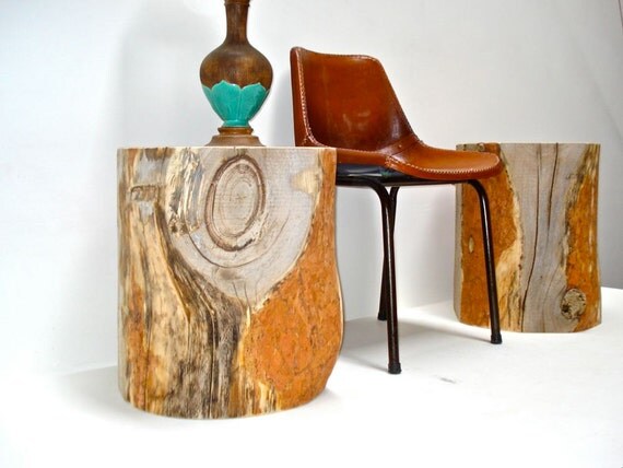 RESERVED FOR POM - Reclaimed Timber Side Table