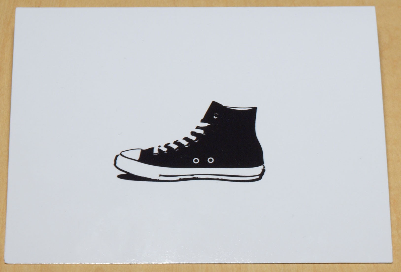 6 Sneaker blank cards
