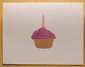 6 Cupcake blank cards