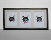 gee whiskers series: 5x7 prints pick 3