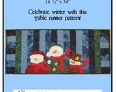 Jack Frost and Friends Table Runner by Quilt Doodle Designs