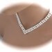 Bridal Jewelry V Necklace Pearl Necklace Swarovski Pearl Wedding Jewelry