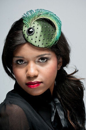 The Envy - Peacock Fascinator