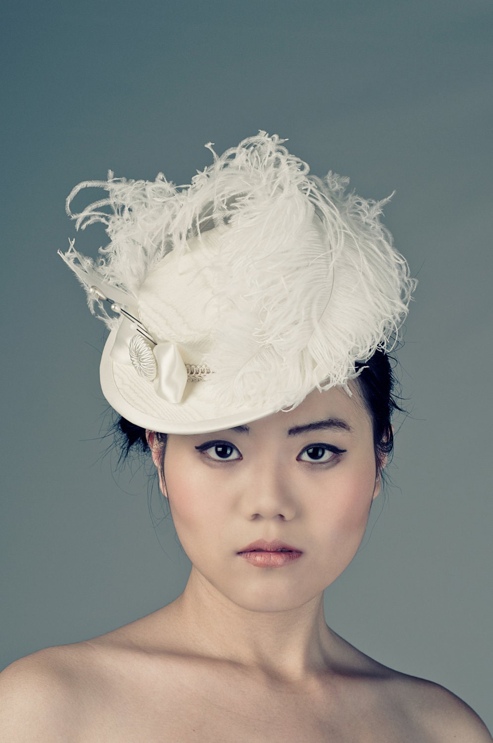 The Anneliese - Ivory Edwardian Hat