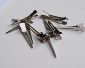Silver Craft Alligator Clips