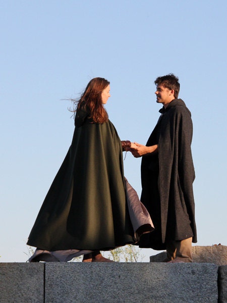 Half Circle Wool Cloak