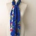 Traditional  Turkish Flowers  Fabric Rectangle  Guipure  Scarf ..authentic, romantic, elegant, fashion