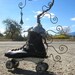 Dr. Seuss Inspired Vintage Roller Skate Birdhouse