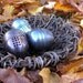 Barbed Wire Nest, With Eggs Unique Recycled Art