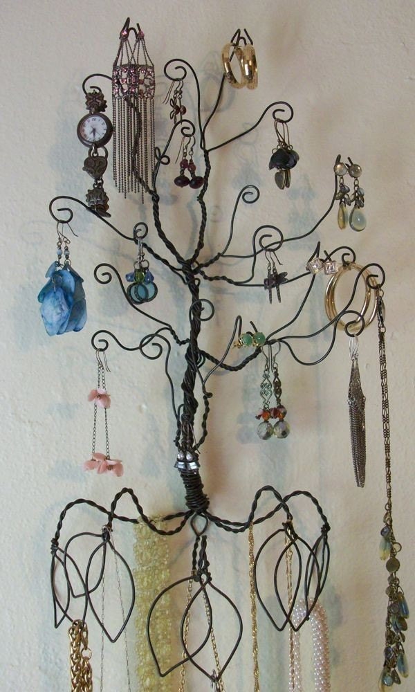 Wire Wall Mount Earring Necklace  Jewelry Tree Display PRE ORDER