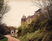 French Medieval Chateau - Brancion - France Travel Photography - Fine Art Photo - Vintage Feel