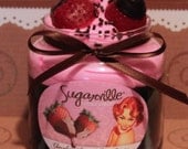 CHOCOLATE DIPPED STRAWBERRIES 18oz. Gourmet Jar Candle